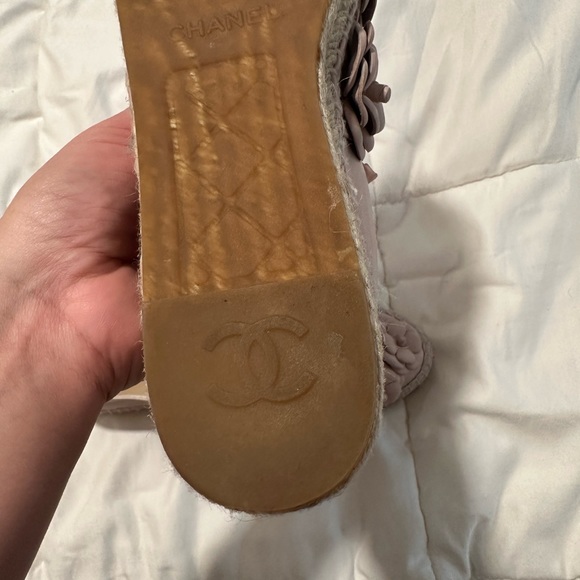 Chanel Camellia CC Flower Espadrilles - Picture 5 of 12